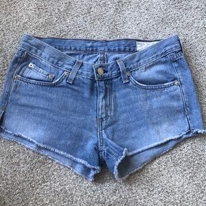 Rag & bone jean cut off shorts